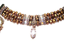 3 strand copper pearls